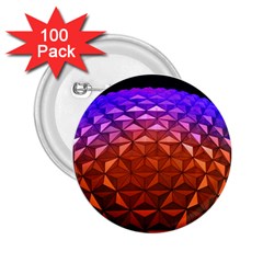 Abstract Ball Colorful Colors 2 25  Buttons (100 Pack) 