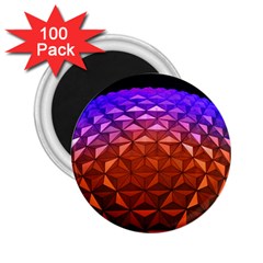 Abstract Ball Colorful Colors 2 25  Magnets (100 Pack) 