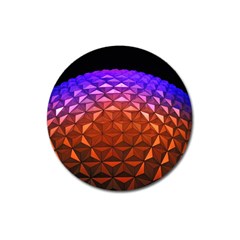 Abstract Ball Colorful Colors Magnet 3  (round)