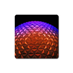 Abstract Ball Colorful Colors Square Magnet