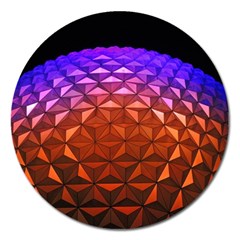 Abstract Ball Colorful Colors Magnet 5  (round)