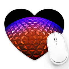 Abstract Ball Colorful Colors Heart Mousepads