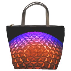 Abstract Ball Colorful Colors Bucket Bags