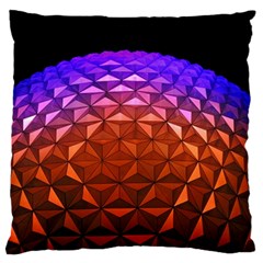 Abstract Ball Colorful Colors Large Flano Cushion Case (one Side)