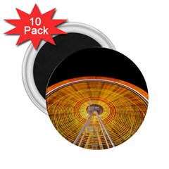 Abstract Blur Bright Circular 2 25  Magnets (10 Pack) 