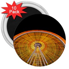 Abstract Blur Bright Circular 3  Magnets (10 Pack) 