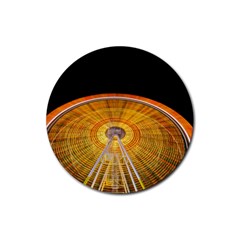 Abstract Blur Bright Circular Rubber Coaster (round) 