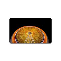 Abstract Blur Bright Circular Magnet (name Card)