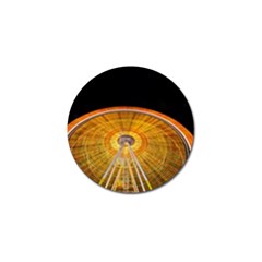 Abstract Blur Bright Circular Golf Ball Marker by Amaryn4rt