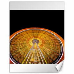 Abstract Blur Bright Circular Canvas 12  X 16  