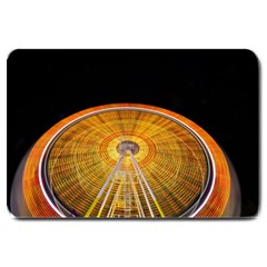 Abstract Blur Bright Circular Large Doormat 