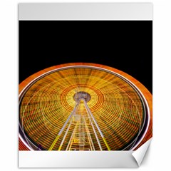 Abstract Blur Bright Circular Canvas 11  X 14  