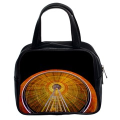 Abstract Blur Bright Circular Classic Handbags (2 Sides)