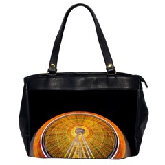 Abstract Blur Bright Circular Office Handbags (2 Sides)  by Amaryn4rt