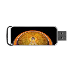 Abstract Blur Bright Circular Portable Usb Flash (two Sides)