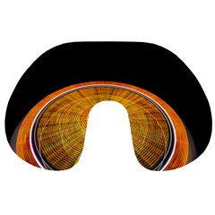 Abstract Blur Bright Circular Travel Neck Pillows by Amaryn4rt