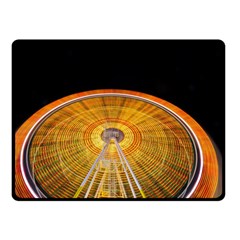 Abstract Blur Bright Circular Double Sided Fleece Blanket (small) 