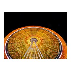 Abstract Blur Bright Circular Double Sided Flano Blanket (mini) 