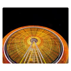 Abstract Blur Bright Circular Double Sided Flano Blanket (small) 