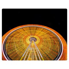 Abstract Blur Bright Circular Double Sided Flano Blanket (medium) 