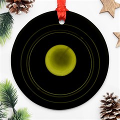 Abstract Futuristic Lights Dream Ornament (round)