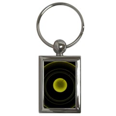 Abstract Futuristic Lights Dream Key Chains (rectangle) 