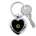 Abstract Futuristic Lights Dream Key Chains (Heart)  Front