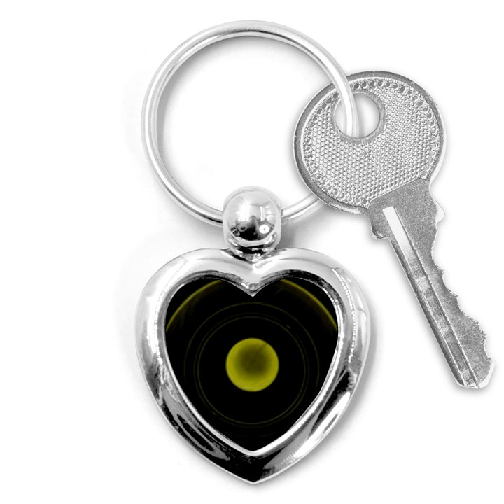 Abstract Futuristic Lights Dream Key Chains (Heart) 