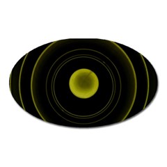 Abstract Futuristic Lights Dream Oval Magnet