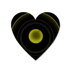 Abstract Futuristic Lights Dream Heart Magnet