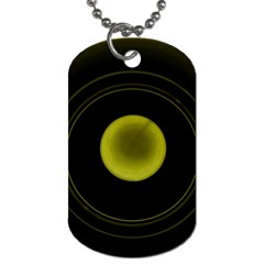 Abstract Futuristic Lights Dream Dog Tag (two Sides)