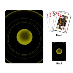 Abstract Futuristic Lights Dream Playing Card by Amaryn4rt