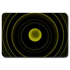 Abstract Futuristic Lights Dream Large Doormat  by Amaryn4rt