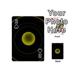 Abstract Futuristic Lights Dream Playing Cards 54 (Mini)  Front - Spade2