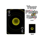 Abstract Futuristic Lights Dream Playing Cards 54 (Mini)  Front - Spade3