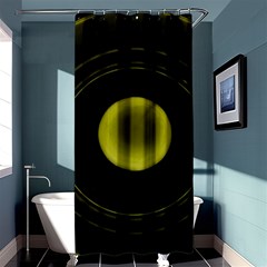 Abstract Futuristic Lights Dream Shower Curtain 36  X 72  (stall) 