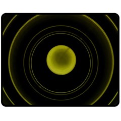 Abstract Futuristic Lights Dream Double Sided Fleece Blanket (medium)  by Amaryn4rt