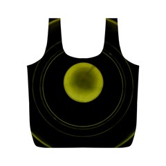 Abstract Futuristic Lights Dream Full Print Recycle Bags (m) 