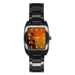 Abstraction Color Closeup The Rays Stainless Steel Barrel Watch