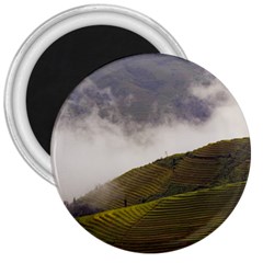 Agriculture Clouds Cropland 3  Magnets by Amaryn4rt