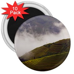 Agriculture Clouds Cropland 3  Magnets (10 Pack)  by Amaryn4rt