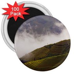 Agriculture Clouds Cropland 3  Magnets (100 Pack)