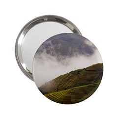 Agriculture Clouds Cropland 2 25  Handbag Mirrors