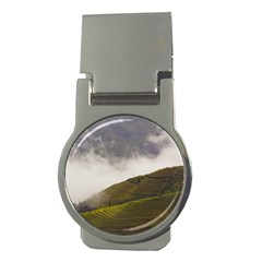 Agriculture Clouds Cropland Money Clips (round)  by Amaryn4rt