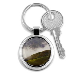 Agriculture Clouds Cropland Key Chains (round) 