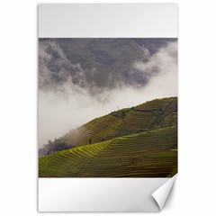 Agriculture Clouds Cropland Canvas 24  X 36 