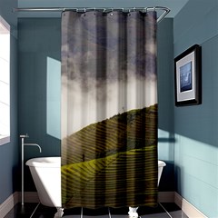 Agriculture Clouds Cropland Shower Curtain 36  X 72  (stall) 