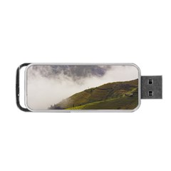 Agriculture Clouds Cropland Portable Usb Flash (one Side) by Amaryn4rt