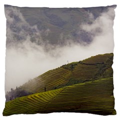 Agriculture Clouds Cropland Standard Flano Cushion Case (one Side)