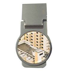 Apartments Architecture Building Money Clips (round)  by Amaryn4rt